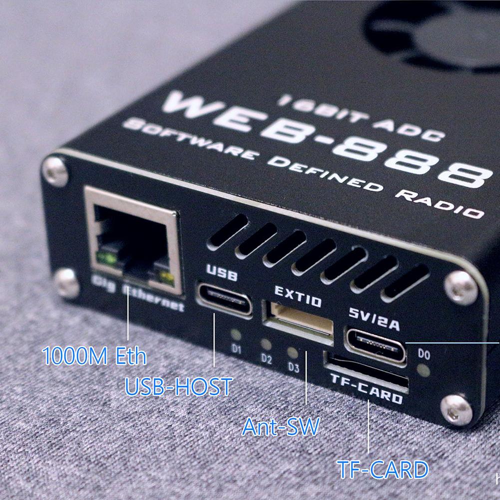 Web-888 16Bit ADC DDC Web SDR 62M Bandwidth 10 KHz To 60 MHz HF VHF Web Software Defined Radio SDR Radio Receiver Radio for Ham