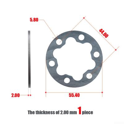 Brand New Brake Pads Spacer Six Holes Aluminium Alloy
