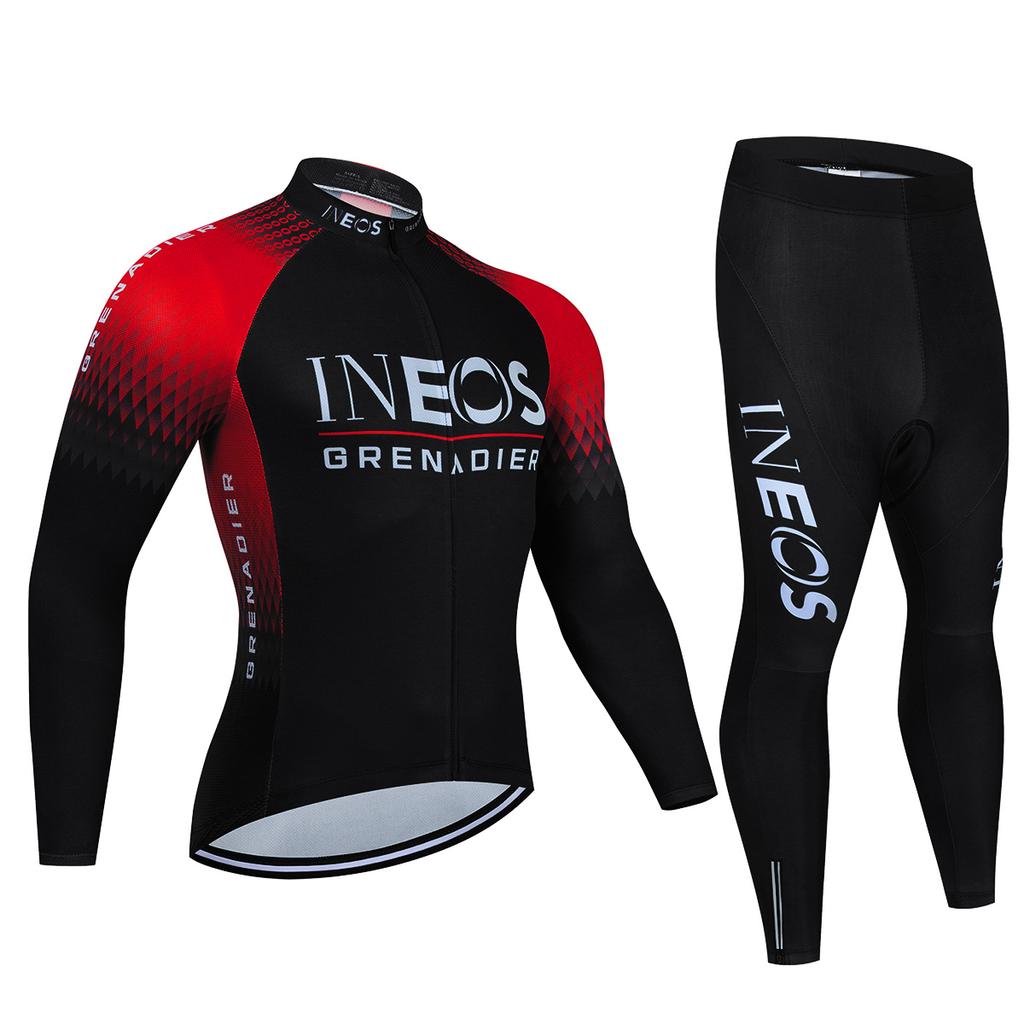 2026 Ineos Grenadier Conjunto de Maillot de Ciclismo de Otoño Manga Larga Secado Rápido Ropa de Bicicleta MTB Maillot Ropa Ciclismo Bicicleta de Carretera Ropa Deportiva
