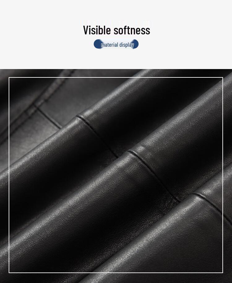 FAPAI Men's Classic Business Genuine Leather Jacket