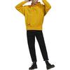 adidas Originals Kleeblatt-Logo Print Streifen Kordelzug Hoodie Langarm Sweatshirt Herren Oberteile Gelb HM1873