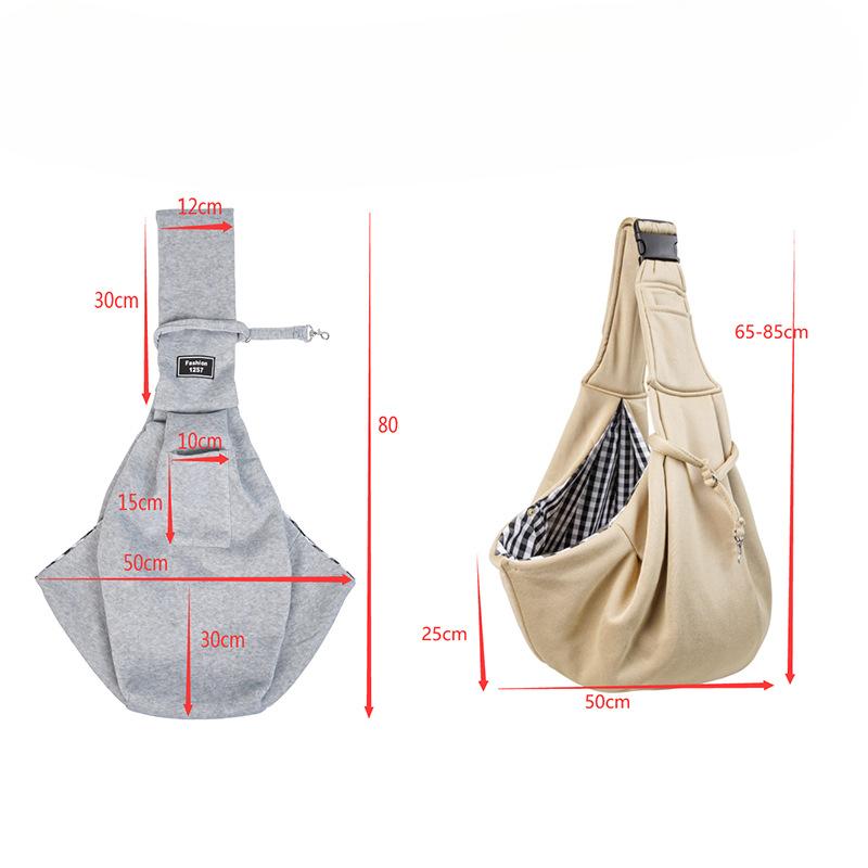 New Foldable Cat Bag, Single-shoulder Crossbody Dog Backpack, Portable Large-capacity Pet Bag for Going Out