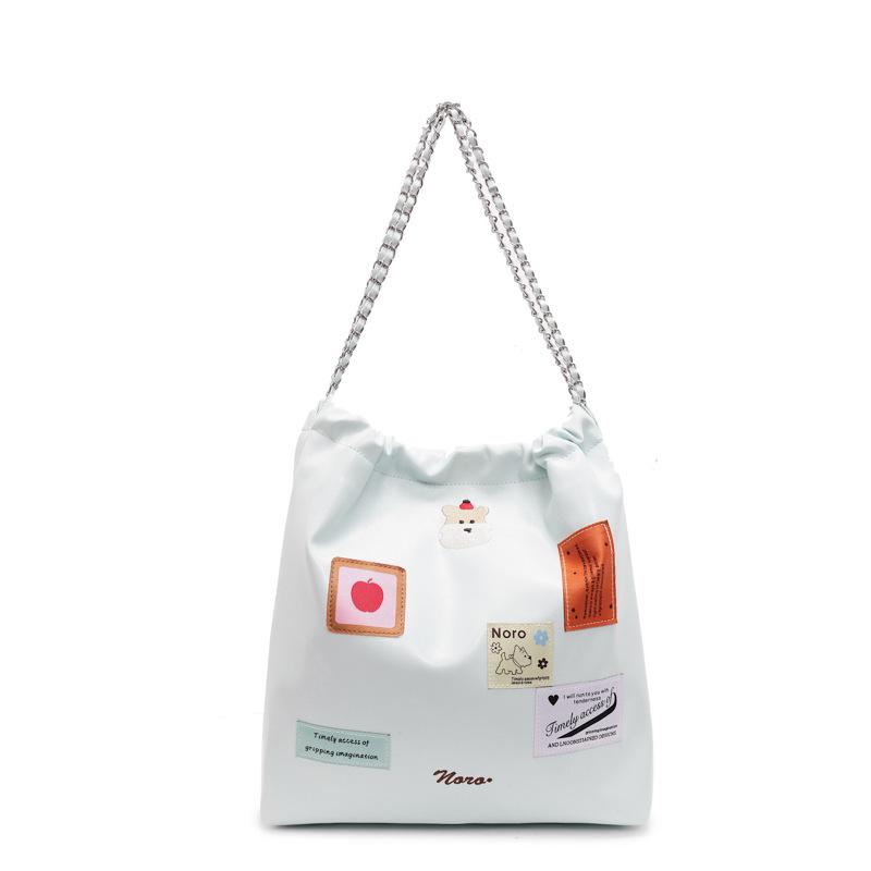 

Сумка большой вместимости Женская новая модная на плечо, сумка-мессенджер, сумка-тоут для поездок синий