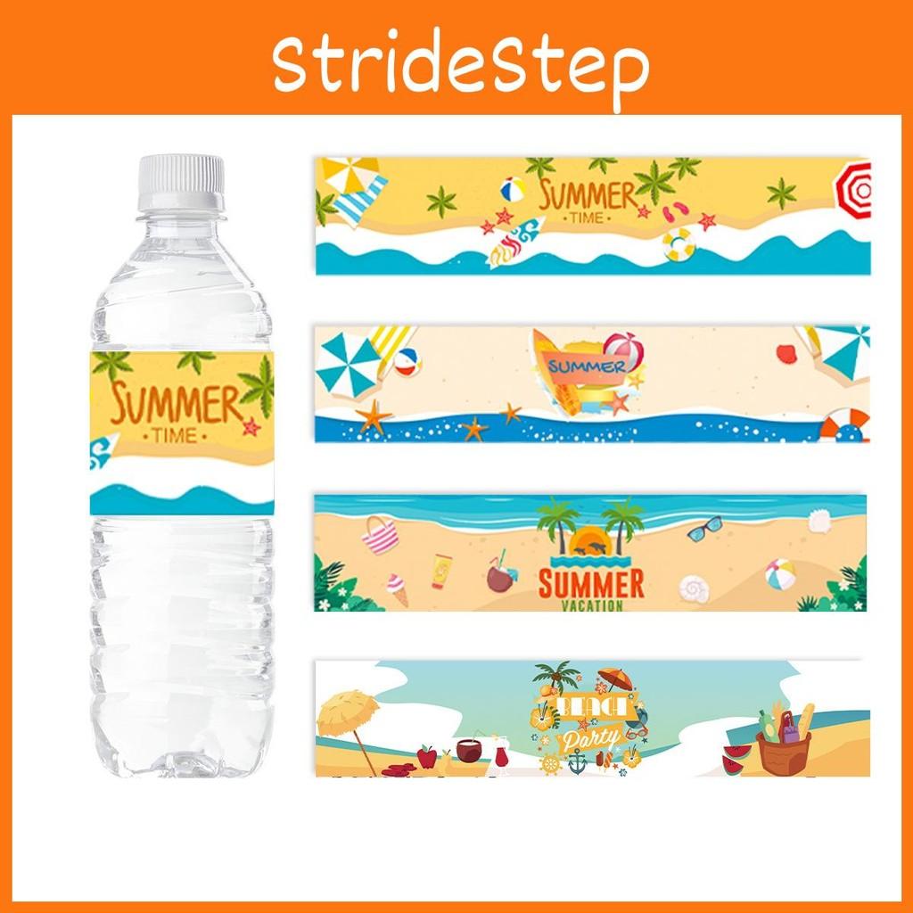 Style Bottle Beach Decals With Marine Sand Pattern For Summer Festival Events