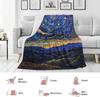 Taco Food Throw Blanket for Girls Boys Kids Adults, 50x60 in, Cozy Flannel Blanket for Bedroom, Camping, Couch, Room Decor, Fuzz