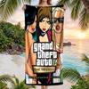 Gta Fashion Beach Towel: Ideal for Summer Adventures Soft, absorbent and quick drying suitable for swimming and bathing
