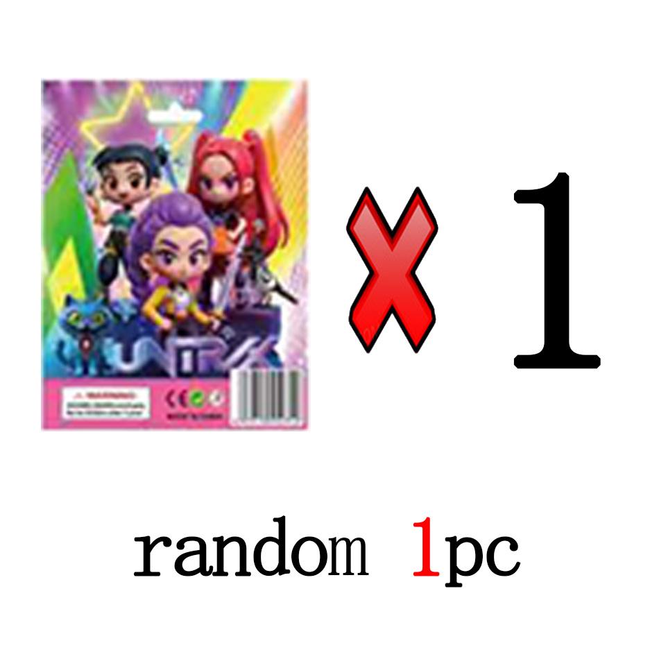 10pcs Kpop Demon Hunters Blind Box Action Figures Set Derpy Tiger Rumi Mira Zoey Sussy Collectible Dolls Figurines for Fans Gift