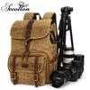 Large Capacity Slr Digital Camera Bag Notebook Shoulder Photo Bag Canvas Storage Bag