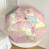 1PC Little Twin Stars Umbrella-8-Rib Reinforced, Automatic Open, Lightweight & Durable, Cute Fashion Accessory for Outdoor-P2685