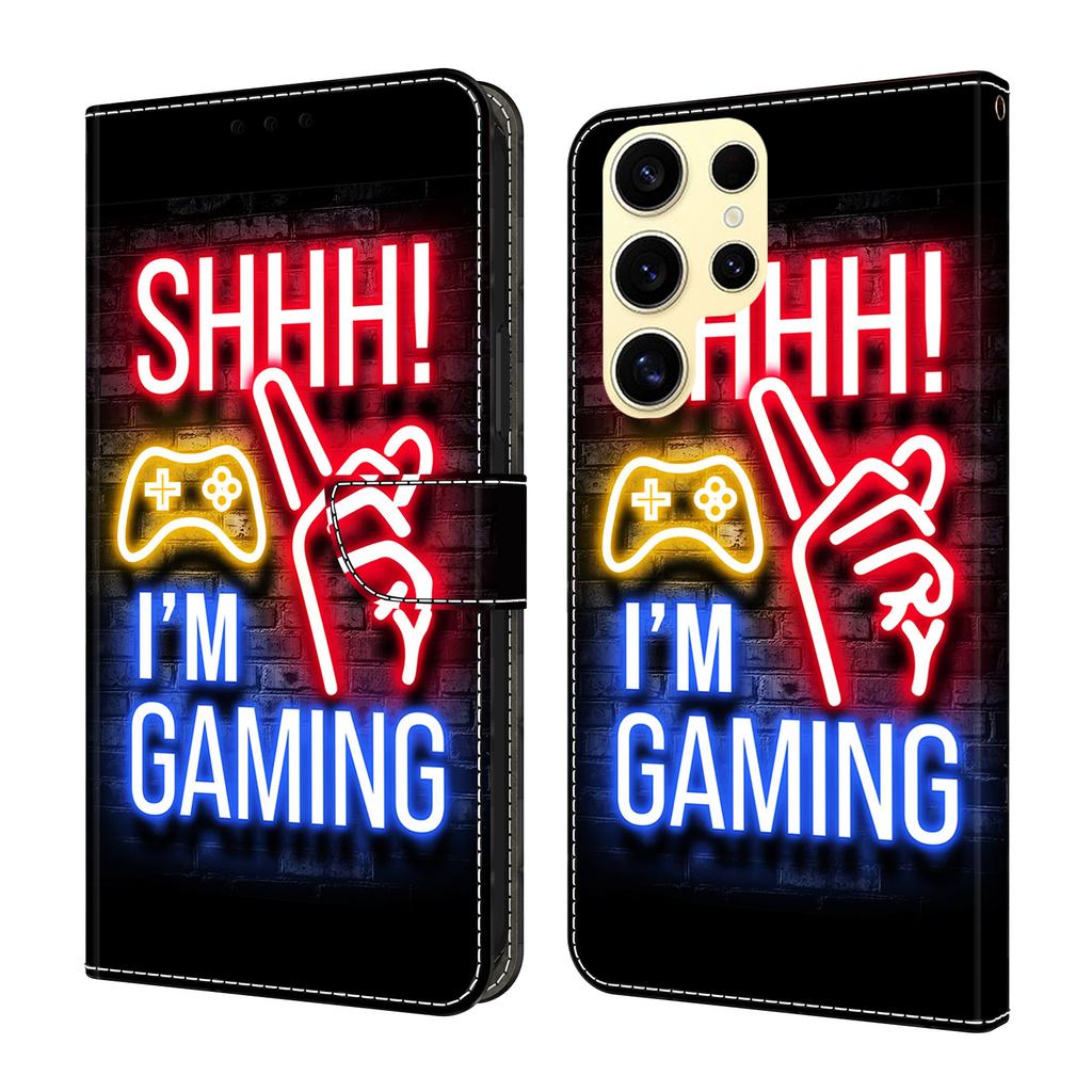 For Samsung Galaxy S25 Ultra Wallet Case Pattern Printing Stand Leather Flip Phone Cover