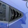 For Subaru Crosstrek 2024 ABS Plastic Rear Window Quarter Louver Scoop Cover Side Vent Trim Car Adhesive Accessories