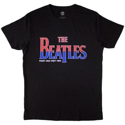 The Beatles Unisex Adult First USA Visit T-Shirt