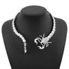 Halloween Fashion Wind Alloy Diamond Scorpion Collar Exaggerated Animal Collarbone Chain Female