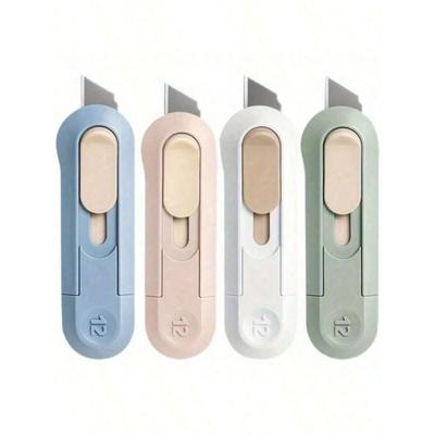 1 Set/4 Stück Mini Kleines Cuttermesser Kleines Auspackmesser Büro Papier schneiden Messer Schüler Schreibwaren Messer