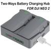 Fast Charging Drone Charging Hub Two-Ways Battery Storage Station for DJI NEO 2 Drone Accessories