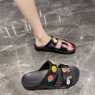 Open From Front Without Heel Women Moccassin Slippers Thong Sandals Shoes Beach Flip Flops Woman Sneakers Sport Collection
