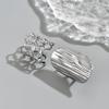 Stainless Steel Open Rings For Women Vintage Wide Irregular Geometric Texture Index Finger Rings Party Jewelry Gifts