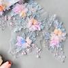 Embroidery Lace Mesh Flower Decoration Antique Collar Cheongsam Hanfu Horse Dress Clothing Decoration Lace Accessories