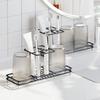 Non-Slip Toothbrush Holder Carbon Steel Electric Toothbrush Stand Toothpaste Shelf  Bathroom