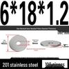 201 Stainless Steel Flat Washer Shim, GB97, Sizes M3 to M30