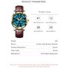 POEDAGAR Luxury Business Men Watch Waterproof Luminous Week Date Fashion Classic Man Wristwatch Leather Sports Men's Quartz Watches