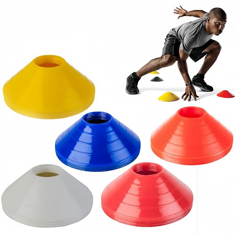 15Pcs Soccer Training Sign Dish Pressure Resistant Cones Marker Discs Bucket Outdoor Basketball Football Training Sports Toy