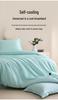 Summer Cooling Tencel Lyocell Ice Silk Bedding Set (4-Piece)