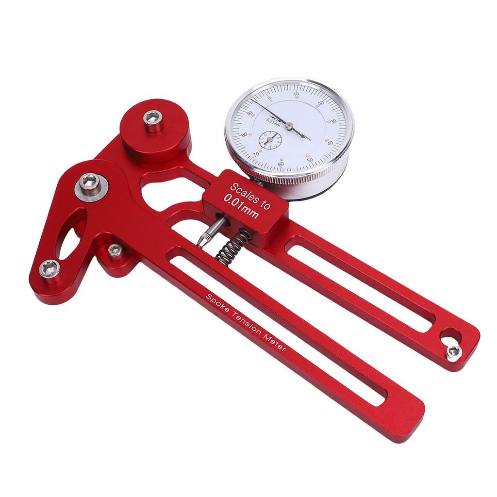 Bike Wheel Spoke Tension Meter Alloy Rugged Bike Wheel Rim Alignment Meter for Repairing