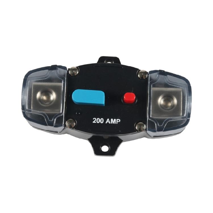 Resettable Inverter Block Inline Fuses Holder Circuit Breaker Manual Reset for Protecting Trolling Motors Stereo Systems