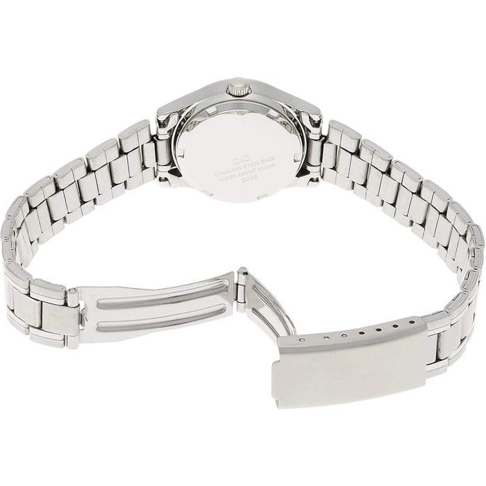 [Citizen Q&Q] Watch Analog Waterproof Date Day Metal Band W473-204 Women's White Silver/White