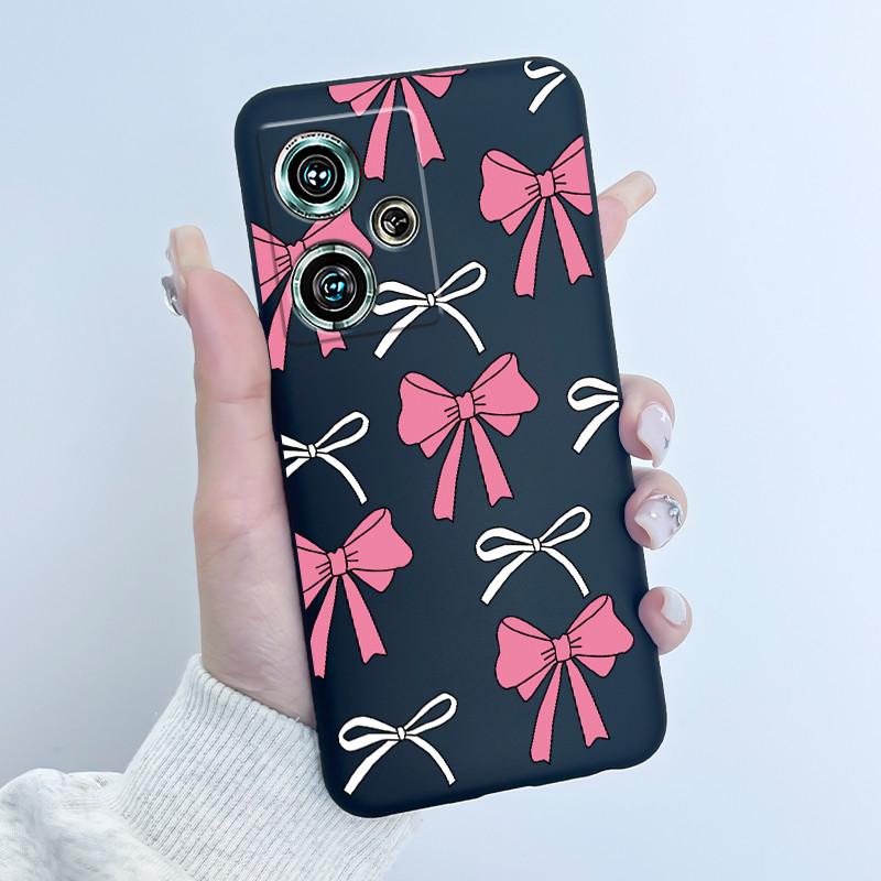 For ZTE Nubia Z50 Case NX711J Luxury Cute Heart Rabbit Black Soft Silicone Shockproof Back Cover For NubiaZ50 Z 50 5G Phone Case