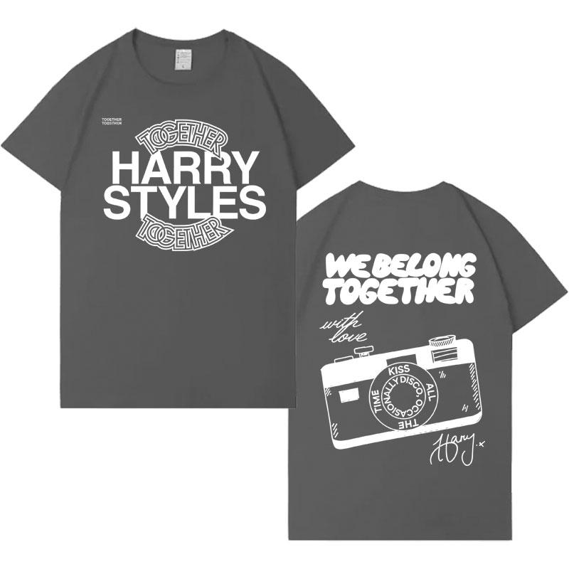 

Singer Harry Styles Together Album Tour 2026 Tshrits Casual Cotton T Shirt Mens Women Hot Sale Cozy Oversized Tshirt Streetwear S