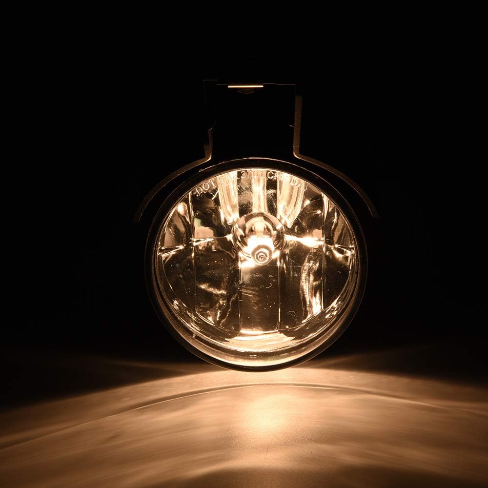 PIT66 Fog Lights, Compatible with 1997-2000 Dodge Dakota/1998-2000 Durango Fog Lamp, Clear