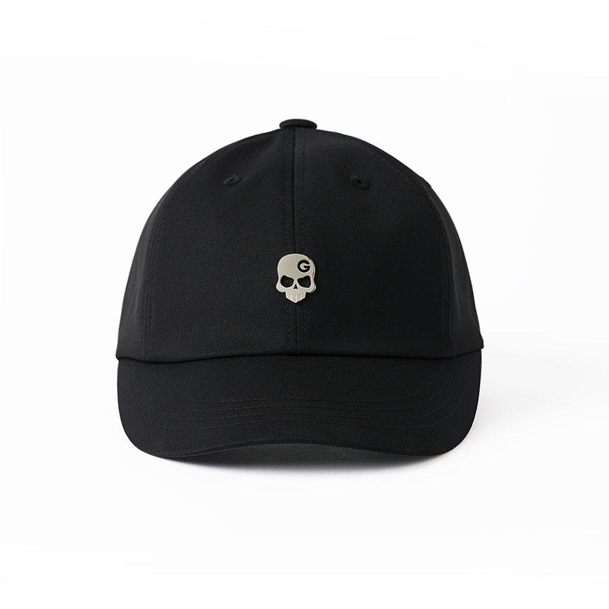 Monseuteoji Ribbon Wide Ball Cap Black Mc24Rbb-188