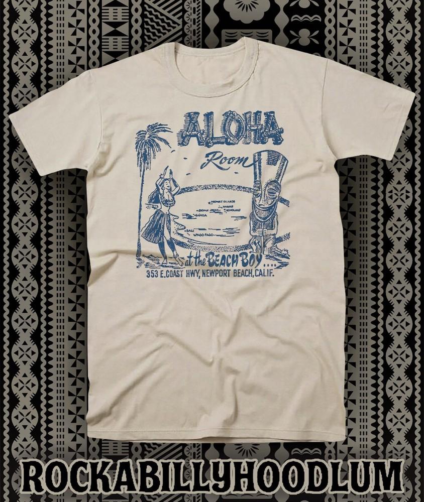 

Retro Tiki Tee T Shirt Rum Mug Restaurant Bar Cocktail Aloha Room Newport Beach 2XL
