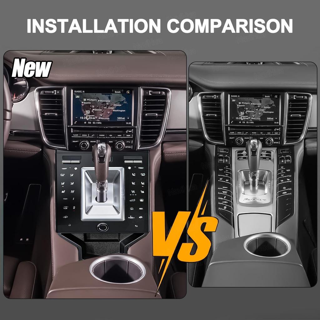 Acrylic Touch Panel Upgrade for 2010-2016 Porsche Panamera