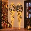 Christmas Lighted Nativity Wall Decor Glowing Xmas Hanging Ornament Led Lights For Indoor
