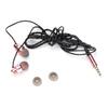 3.5mm Wired Earbuds with Microphone Metal Heavy Bass Wired InEar Headphones for Smartphones Laptops MP3