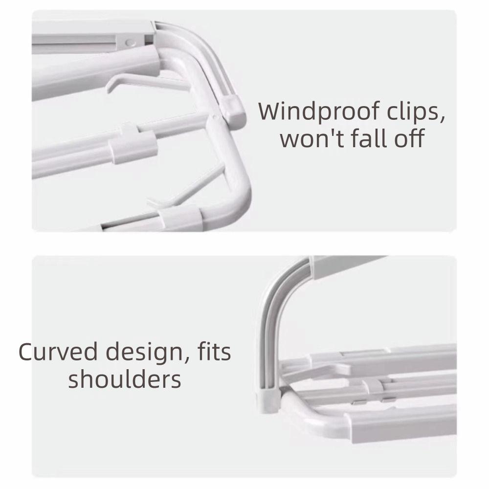 Windproof Quick Dry Hanger Non-Slip Clothes Drying Rack Portable Foldable Clothes Hanger  Home
