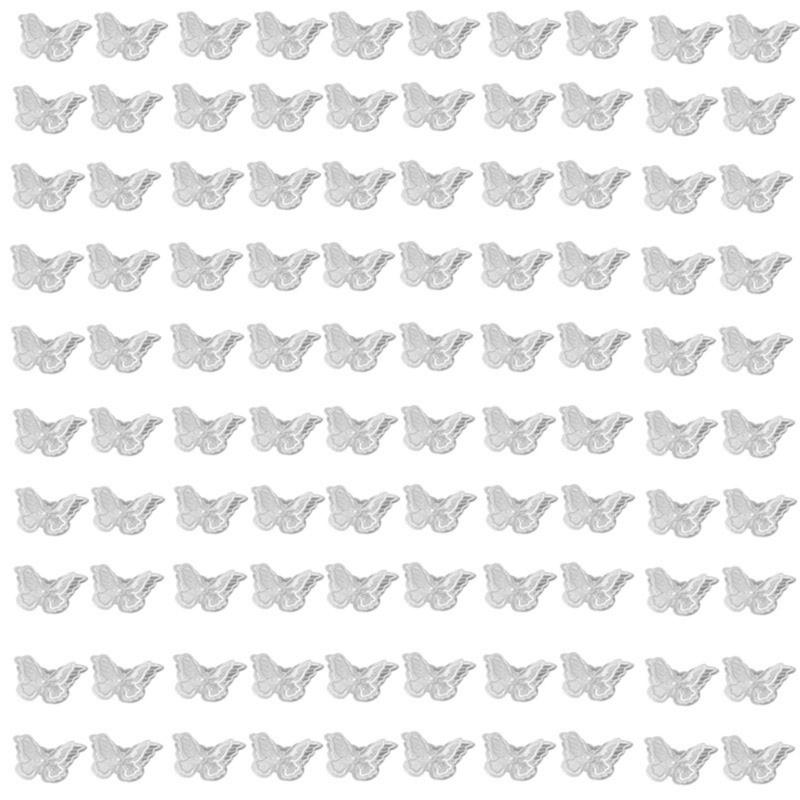 Fabric Pearls Embroidered Butterfly Sewing Accessories For Craft And Fashion