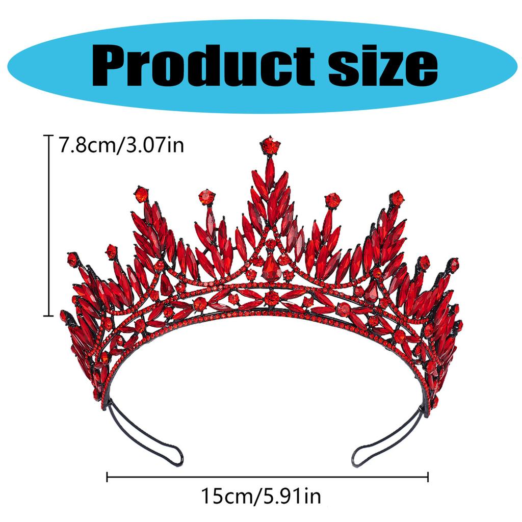 Luxurious Hair Hoop Girl Birthday Party Elegant Pageant Water Drop Crystal Girl Wedding Costume Headwear