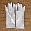 Vintage Hepburn Style Patent Leather Gloves: Summer Sun Protection & Bridal Evening Wear