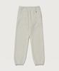 Reverse Weave Elastic Waist Jogger Pants Cream