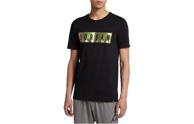 T Shirts Men's Black Crew Neck Moderate Straight Fit 916147-010