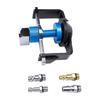   Brake Bleeder Kit Aluminum Alloy Master Cylinder Bleed Adapter and 4 Quick Connectors for 58mm Brake Fluid Reservoirs