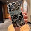 Skull Phone Case Carcasa Funda For iPhone 17 Pro Max Air 16 15 14 13 Pro Max 15 16 Pro 15Plus Case