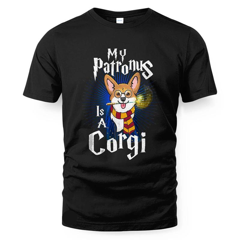 2025 Fashion Summer Corgi T-shirt For Men Humour Funny Print Graphic Crewneck T Shirts Outdoor Sports Streetwear Women Tee Top