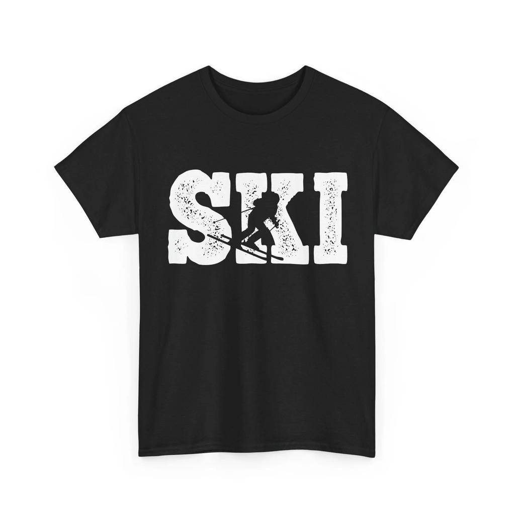Skier Shirt, Skiing Winter Sports Lovers Ski Women Men T Shirt