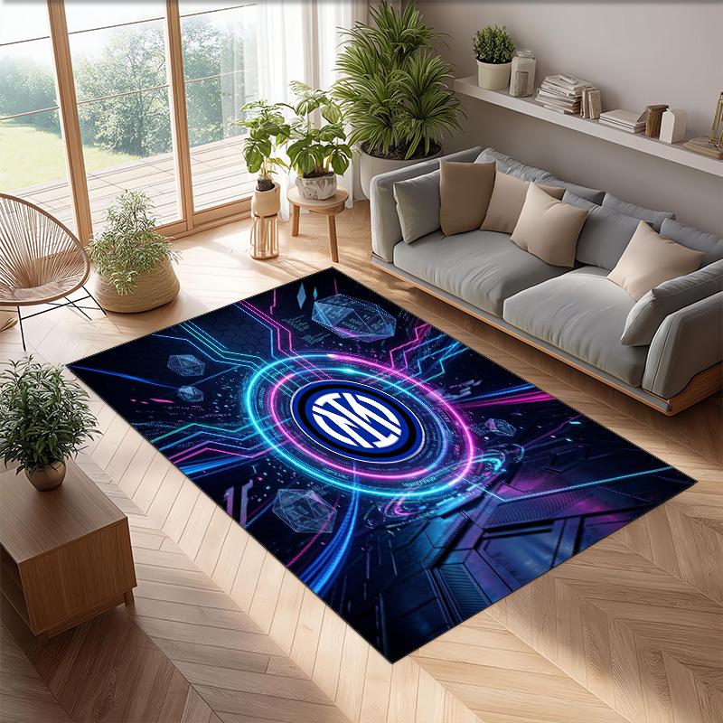 Borussia Dortmund Printed Flannel Area Rug Non Slip Soft Polyester Floor Carpet Indoor Decor Mat for Bedroom Living Room Sofa