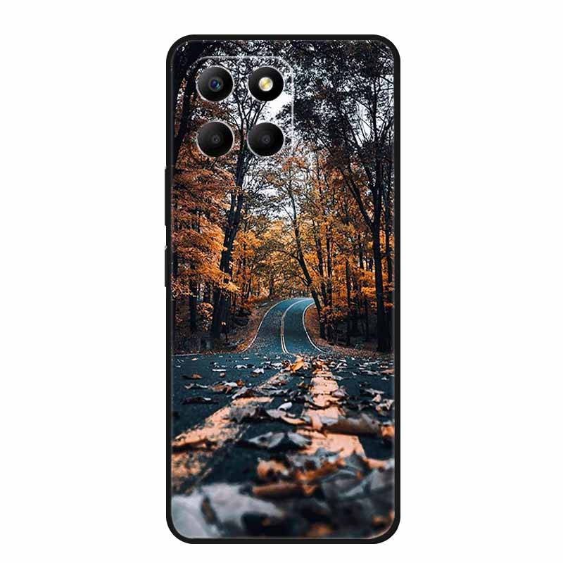 Soft Silicone Covers For Honor X8 5G Case x8 X8A 4G Wolf Lion TPU Back Covers For Huawei Honor X8 Phone Cases HonorX8A Coque Bag